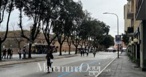 Mercato semivuoto in via Ximenes
