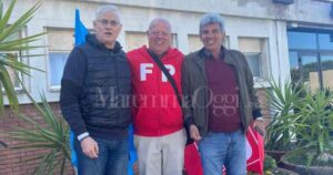 Da sinistra, Sergio Sacchetti, Salvatore Gallotta e Luciano Biscottini
