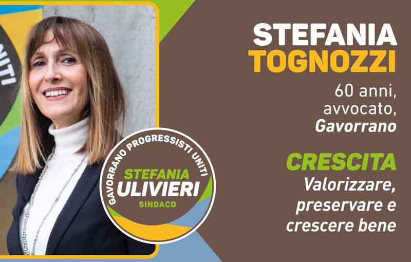 Stefania Ulivieri sindaco, candidata Stefania Tognozzi