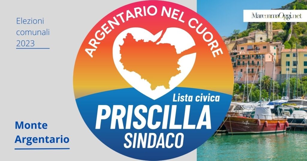 Elezioni comunali 2023 - Monte Argentario, lista Priscilla sindaco