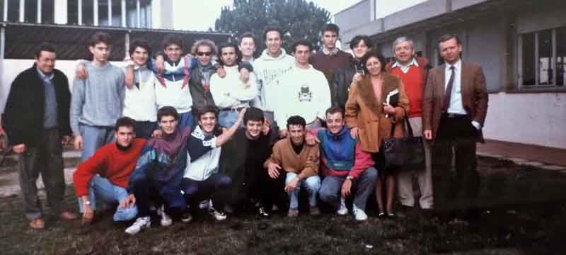 La quinta A Ambra dell'Itis Porciatti nel 1993