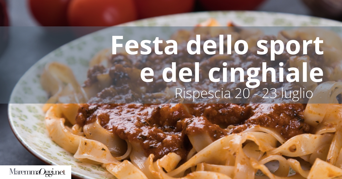 Festa dello sport e del cinghiale 20-23 luglio