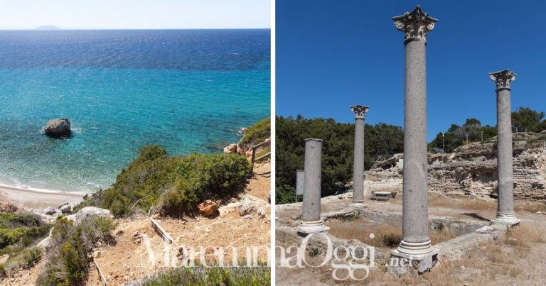 Le foto di Roberto Ridi a Villa Romana e alla spiaggia di Giannutri