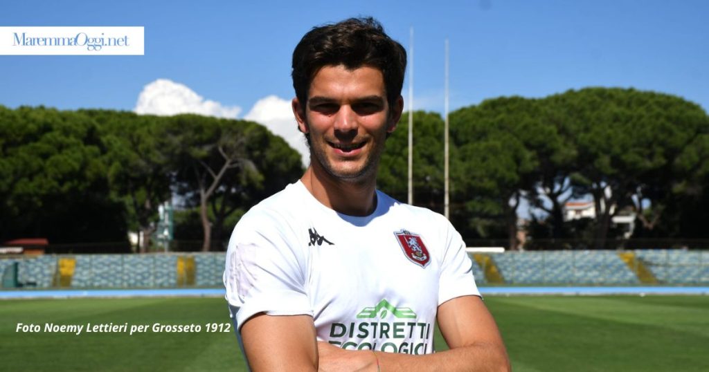 Edoardo Marzierli, Grosseto calcio (foto Noemy Lettieri)