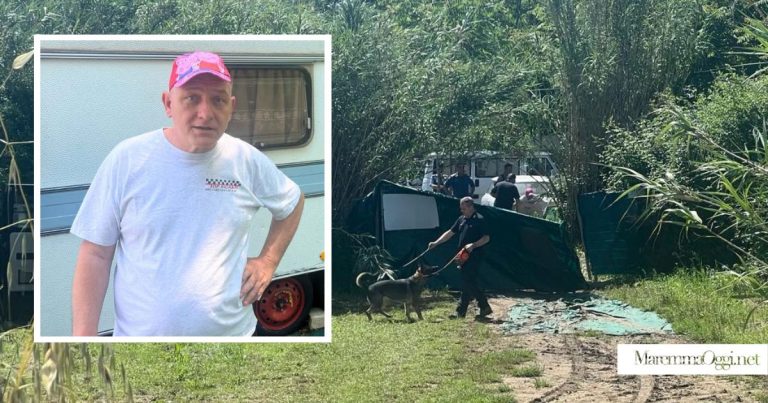 Le ricerche in via Giordania e, nel riquadro, Michele Rossi detto Ape