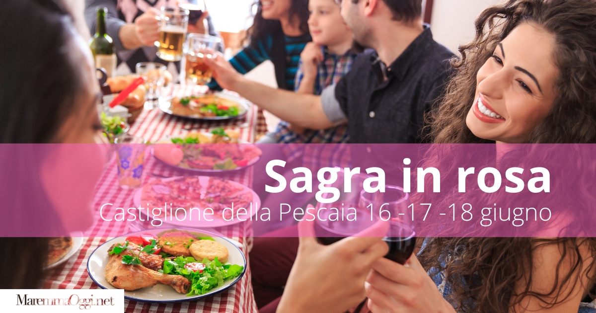 Sagra in rosa di insieme in rosa