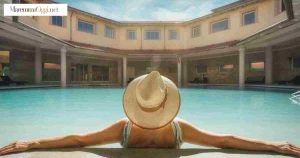 La vasca termale delle terme di Saturnia