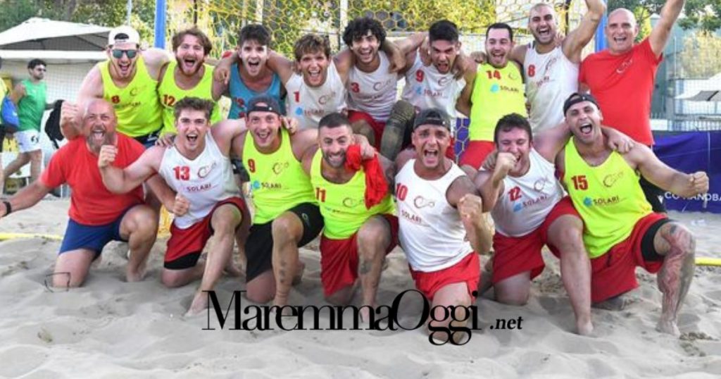 Il Grosseto Beach Handball campione d'Italia 2023 a Riccione, Pallamano