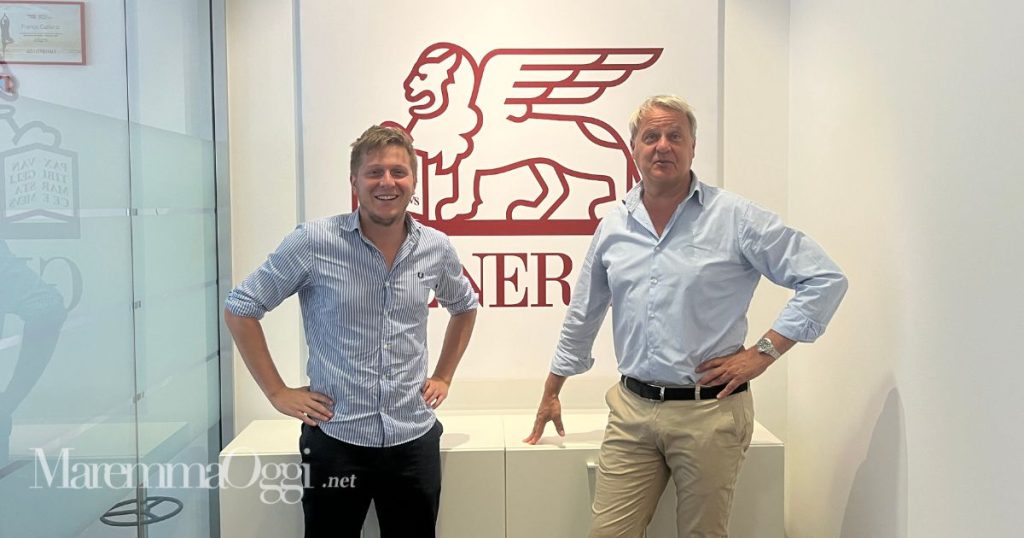 Gianluca Ceccarini con il figlio Nicola