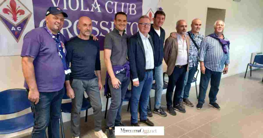 L'inaugurazione del Viola club a Braccagni