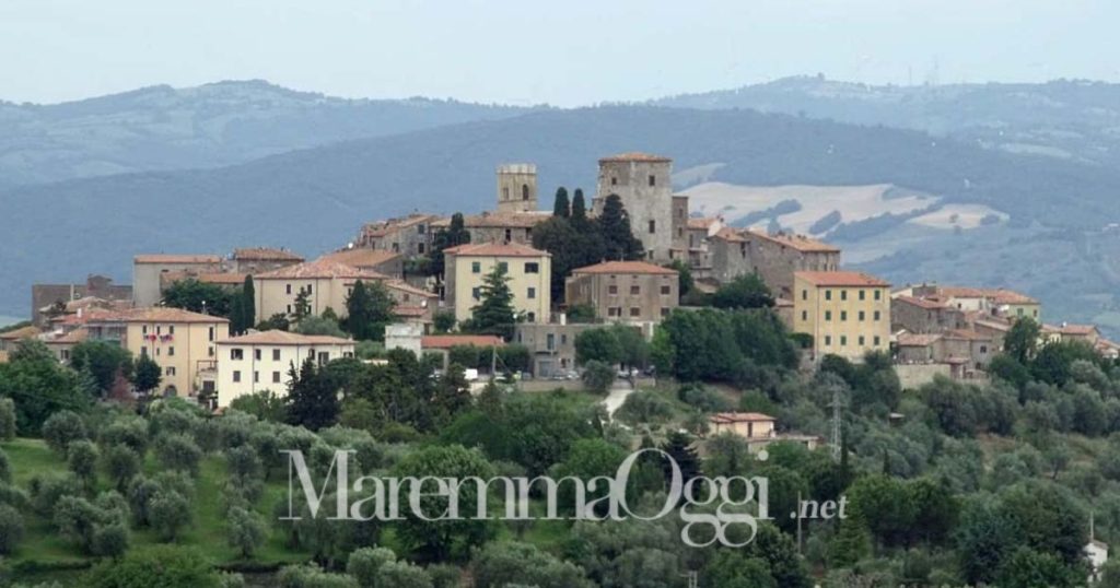 Una veduta di Montemerano