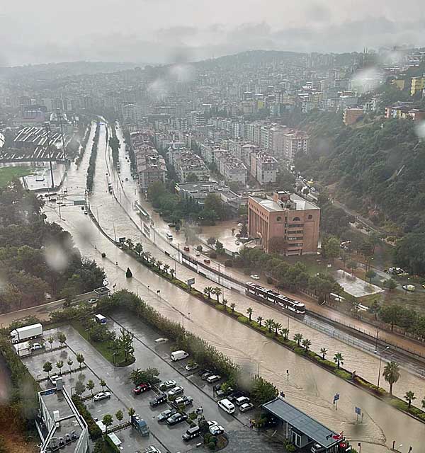 La pioggia in Turchia