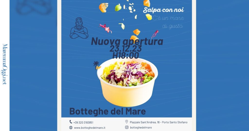 Apre Botteghe del Mare a Porto Santo Stefano