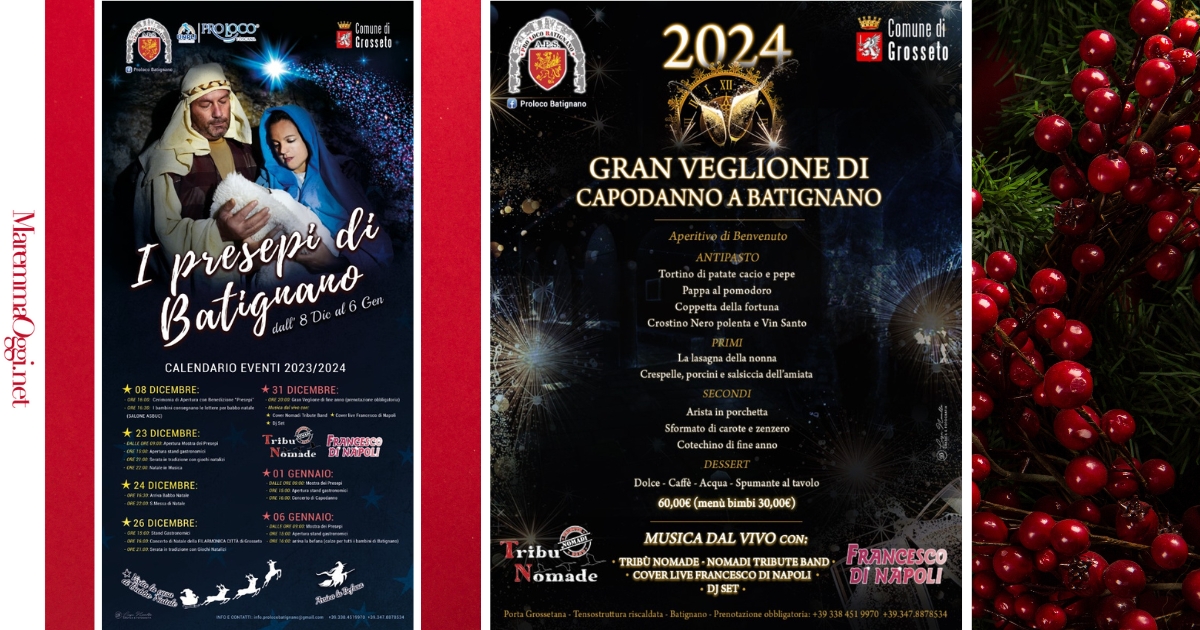 Batignano presepi natale capodanno