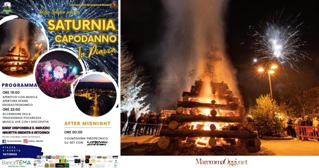 Capodanno Saturnia 2024 Focarazza