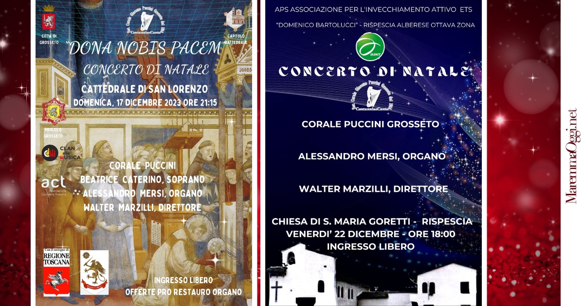 Concerti di Natale 2023 Corale Puccini