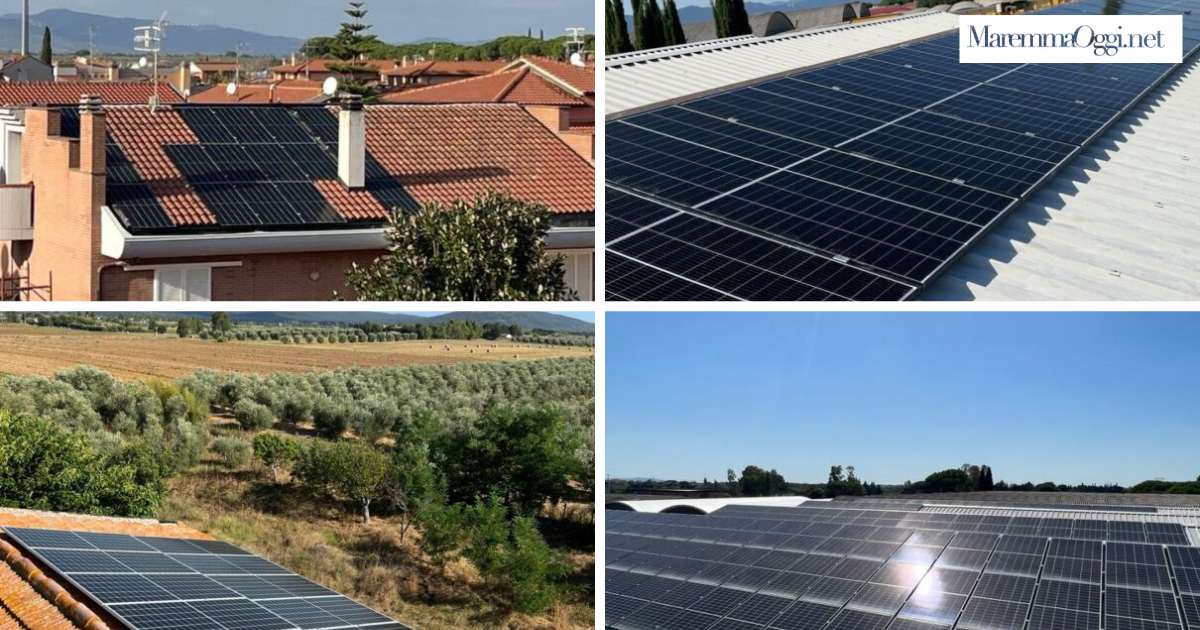 Alcuni impianti di fotovoltaico realizzati da Eco Sun