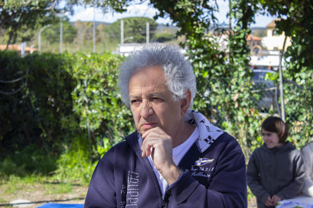 Il presidente della L.N.I. Fausto Meciani.