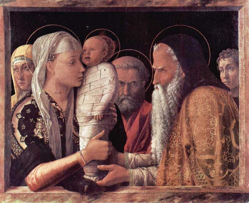 Festa della Candelora: la presentazione di Gesù al Tempio di Andrea Mantegna