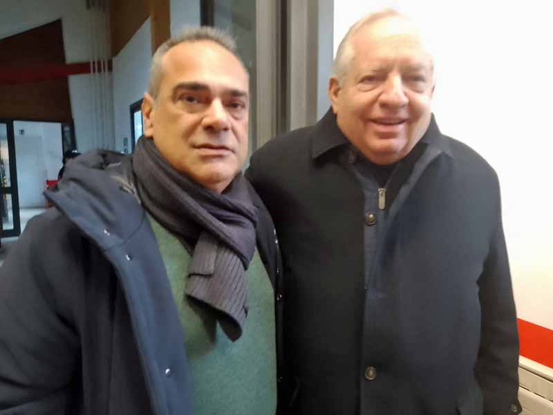 Piero Camilli con Gianni Lamioni allo Zecchini