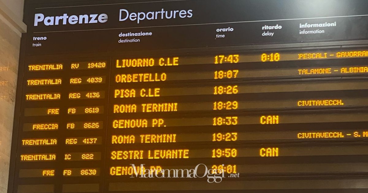 treni da roma a grosseto