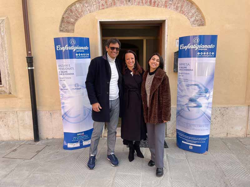 L'assessora Simona Rusconi in visita alla nuova sede di Confartigianato in centro storico