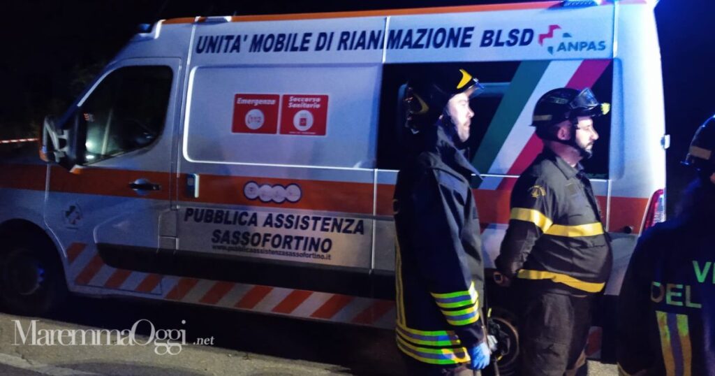 La Pubblica Assistenza di Sassofortino sul posto
