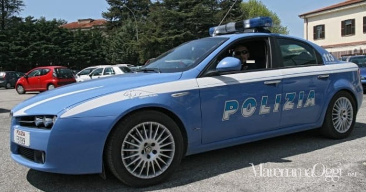 Arrestato dopo la fuga e dopo aver speronato la macchina della polizia