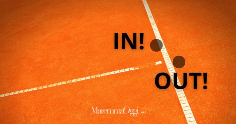 Palla dentro o palla fuori: per un punto a tennis due ore di lite, fra un alto ufficiale e un ragazzo di 21 anni. La lettera del padre