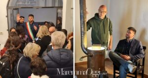 L'inaugurazione della biblioteca e una delle stanze dedicate a Renato Fucini