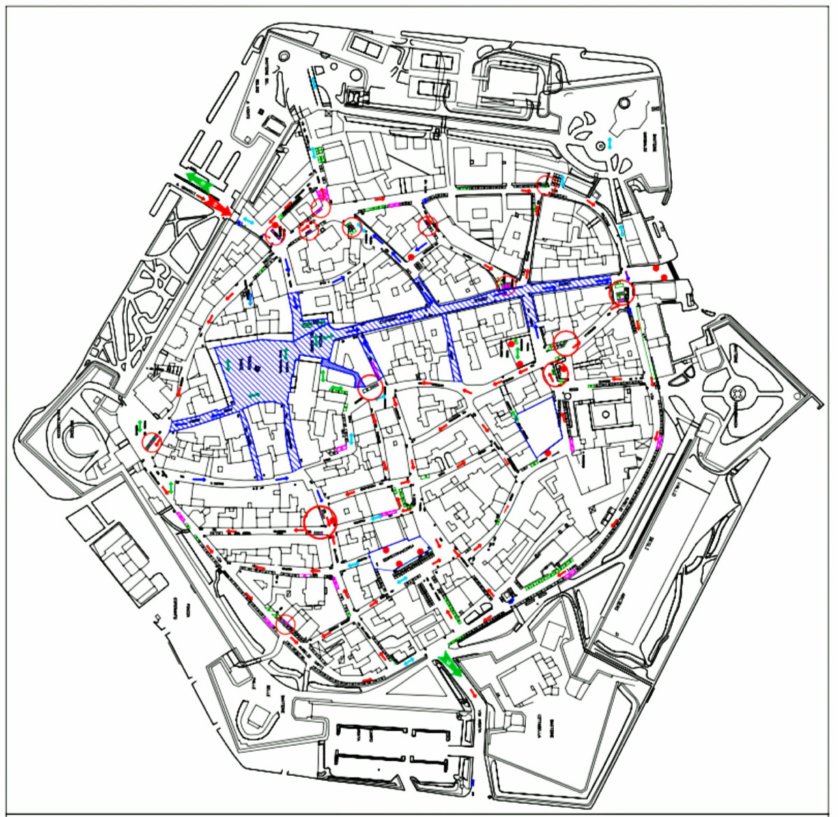 Il progetto della pedonalizzazione del centro storico