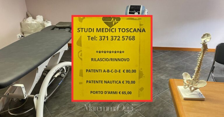 Studi medici Toscana, dove rinnovare la patente è conveniente