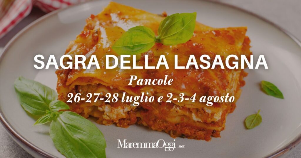 La sagra della lasagna a Pancole