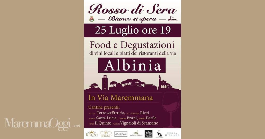 La locandina di "Rosso di sera, bianco si spera!"