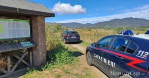 Sul posto una pattuglia dei carabinieri