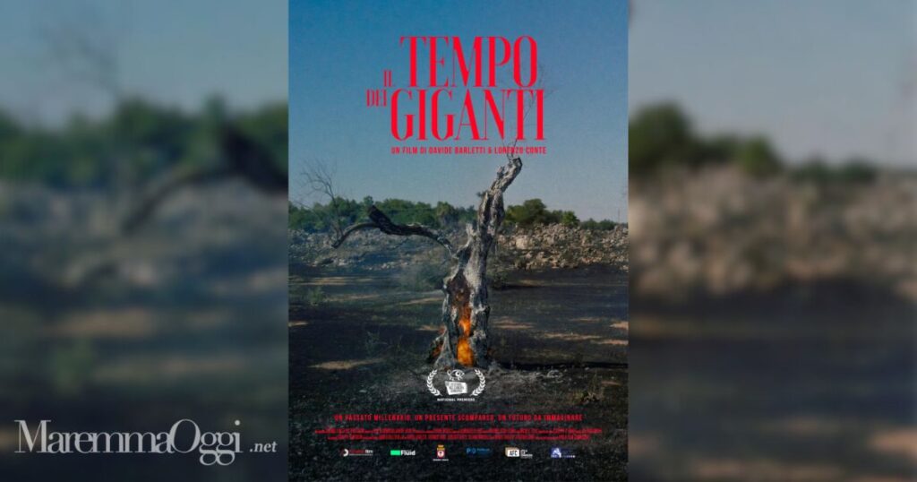 La locandina del documentario "Il tempo dei giganti"