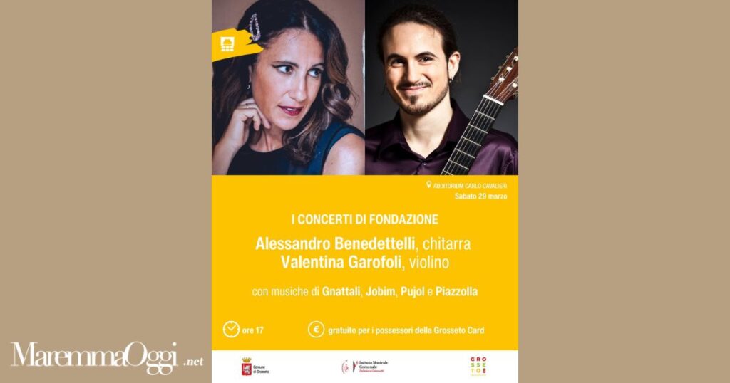 La locandina di un concerto in via Bulgaria