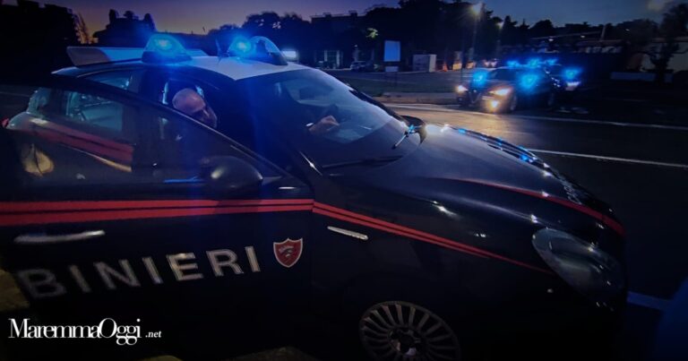 una foto di una pattuglia dei carabinieri