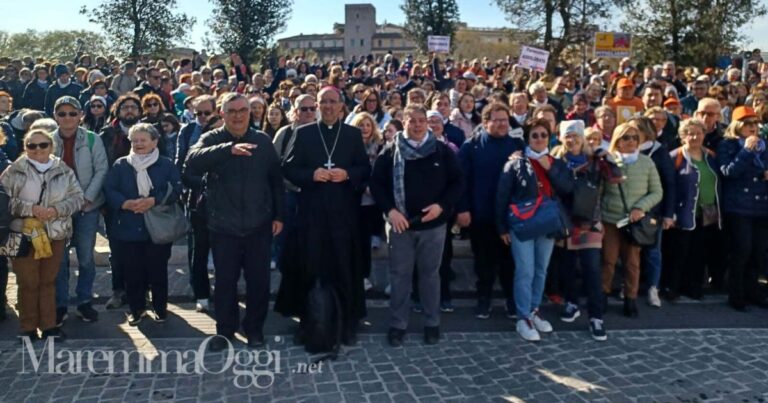 I mille maremmani a Roma per il Giubileo della Speranza con il vescovo Bernardino