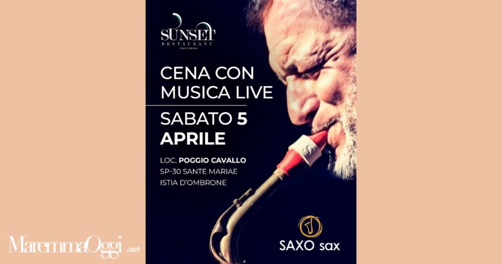 La locandina dell'evento al Sunset