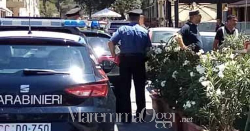 I carabinieri nella zona di Senzuno (foto d'archivio)