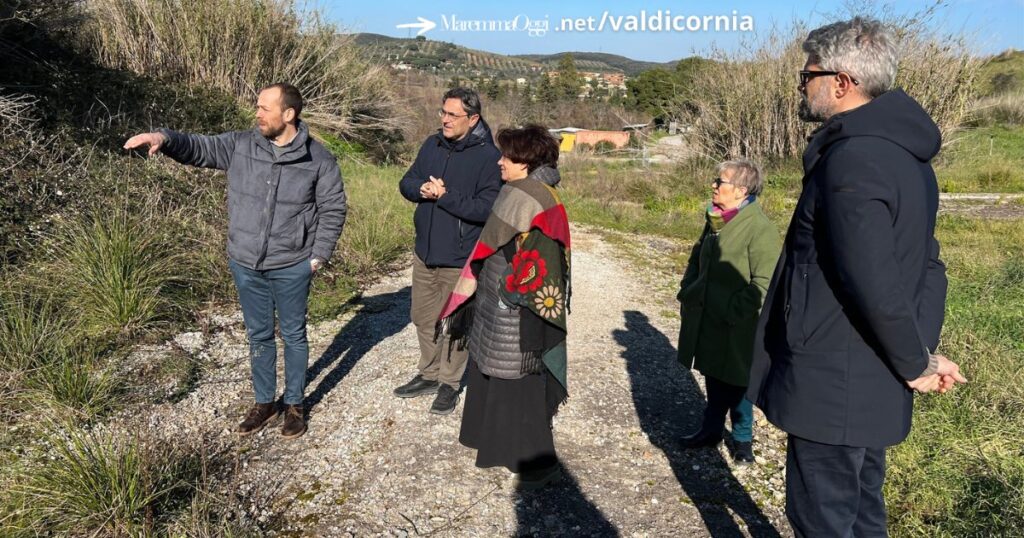 Sopralluogo dell'amministrazione alle discariche di Poggio ai venti