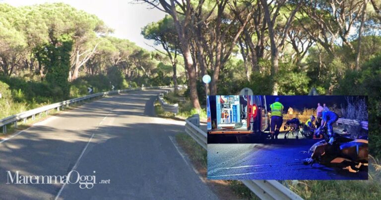 L'incidente all'1 di notte sulle Collacchie (foto d'archivio)