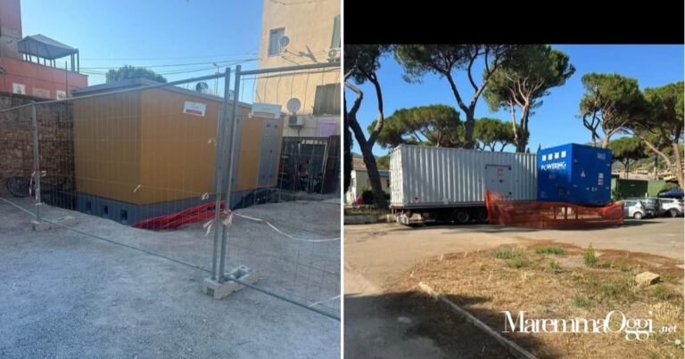 L'Enel al lavoro a Monte Argentario