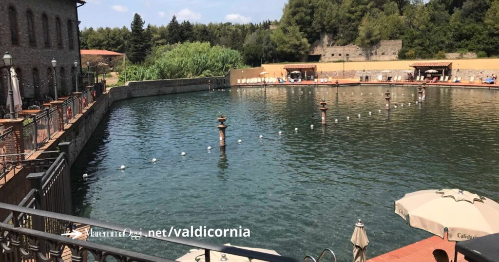 Una veduta del Calidario, a Venturina Terme