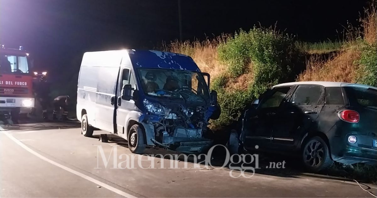 Un'altra immagine dell'incidente