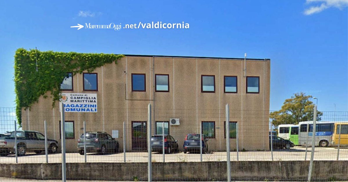 I magazzini comunali di via Sardegna a Venturina Terme