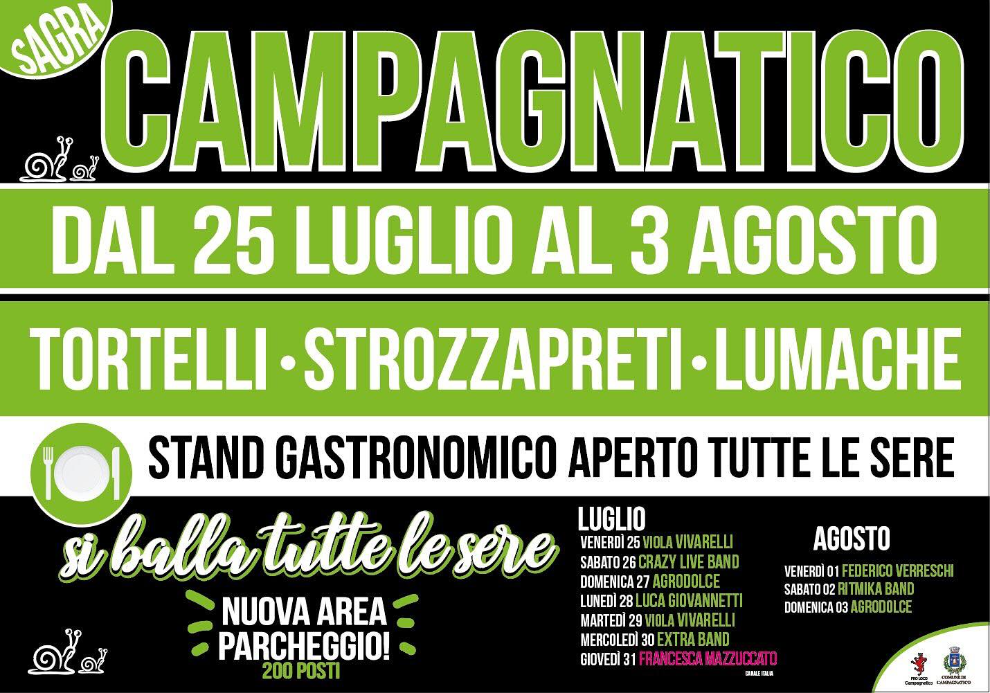 La locandina della sagra di Campagnatico