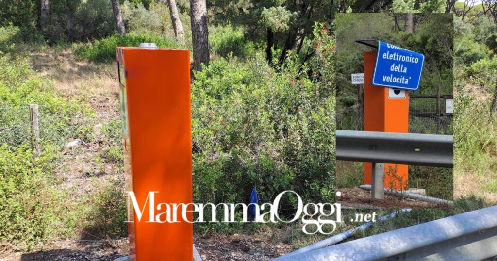 Colpito ancora l'autovelox a Castiglione della Pescaia