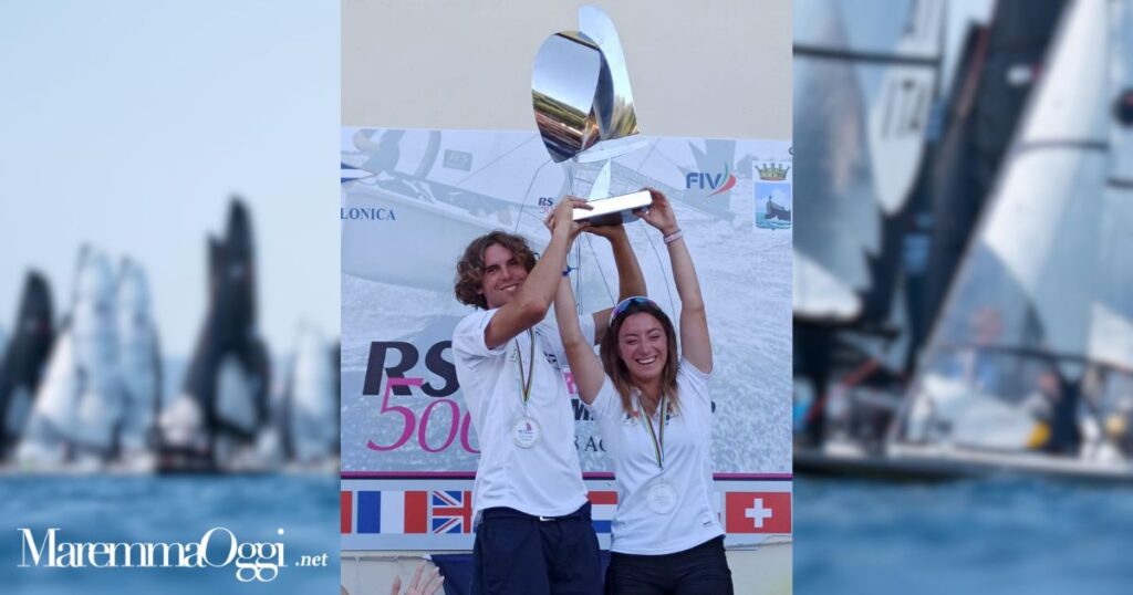 Gabriele Corsi e Giulia Galletti con la coppa
